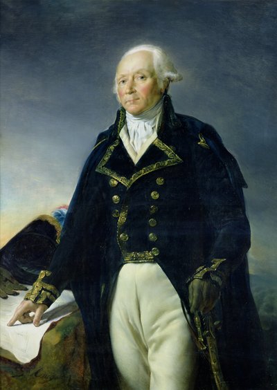 Ritratto di Francois-Christophe Kellermann (1735-1820) c.1835 da Georges Rouget